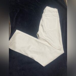 🤍AGOLDE Women's White Button Fly Jeans Size 24🤍